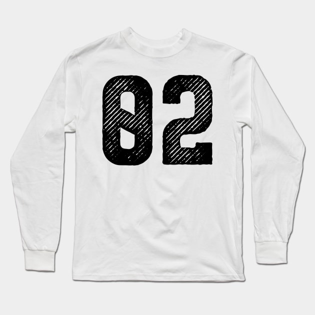 Rough Number 02 Long Sleeve T-Shirt by colorsplash